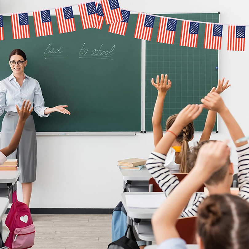 Printed USA Bunting Flags - Image 2
