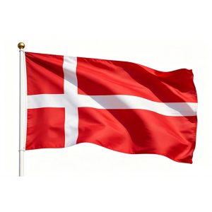 printed Denmark flag 3×5ft