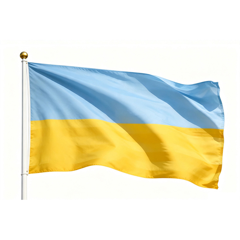 printed Ukraine flag 3×5ft