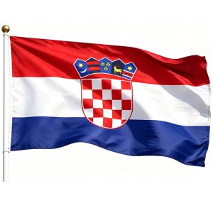 printed Croatia flag 3×5ft
