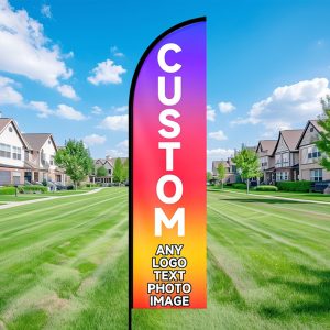 Single Sided Printing Custom Blade Banner