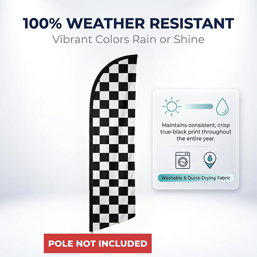Double Sided Printing Custom Blade Banner - Image 6