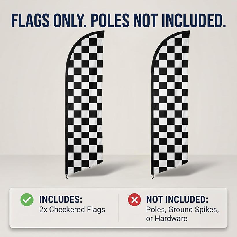 Double Sided Printing Custom Blade Banner - Image 2