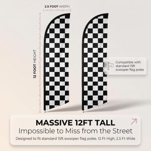 Double Sided Printing Custom Blade Banner - Image 3