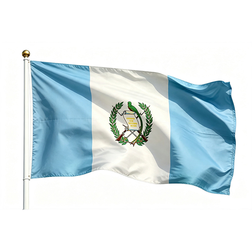 printed Guatemala flag 3×5ft