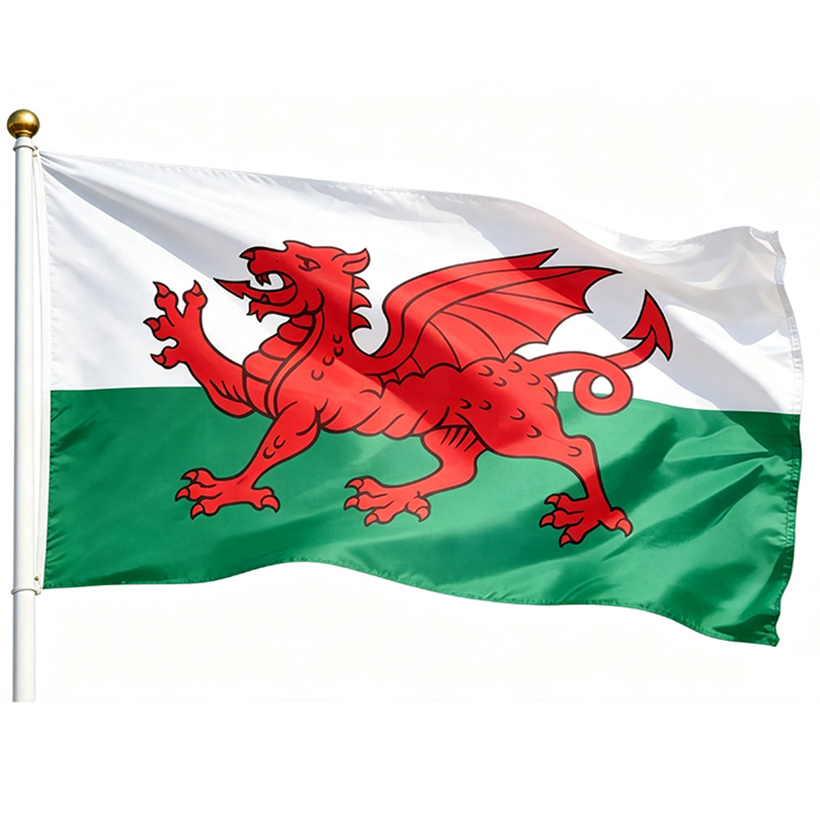 printed Wales flag 3×5ft