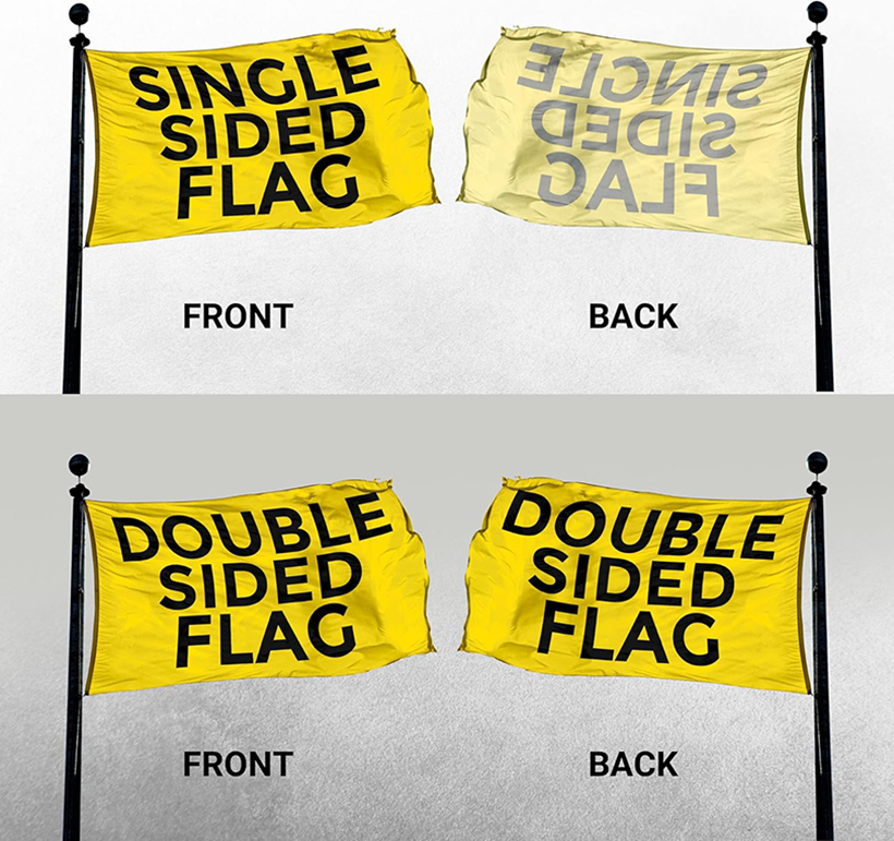 printed flag