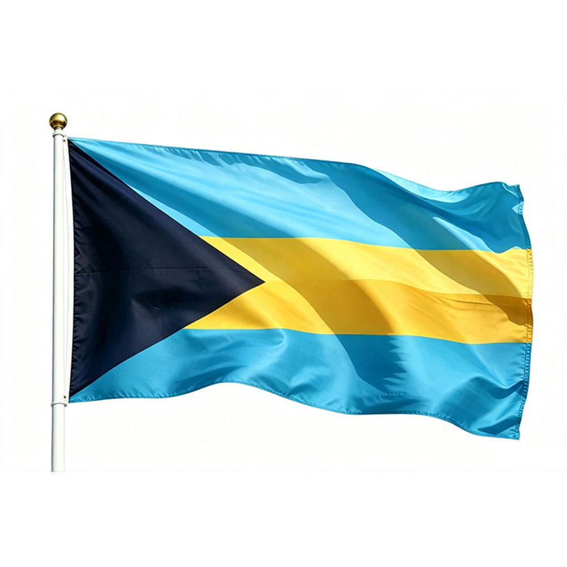 printed Bahamas flag 3×5ft