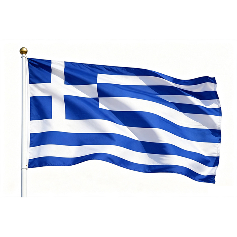printed Greece flag 3×5ft