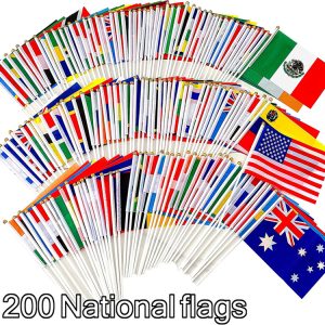 Alternative view of Printed Hand Wave Flag