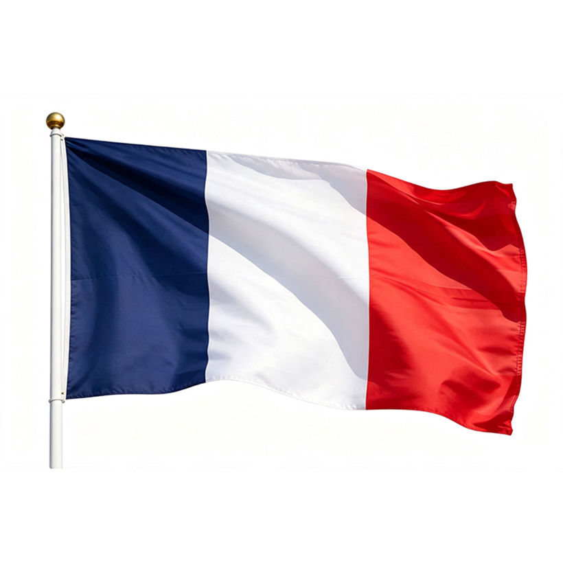 printed France flag 3×5ft