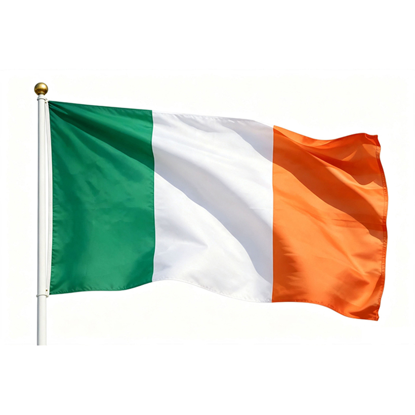 printed Ireland flag 3×5ft