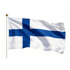 printed Finland flag 3×5ft