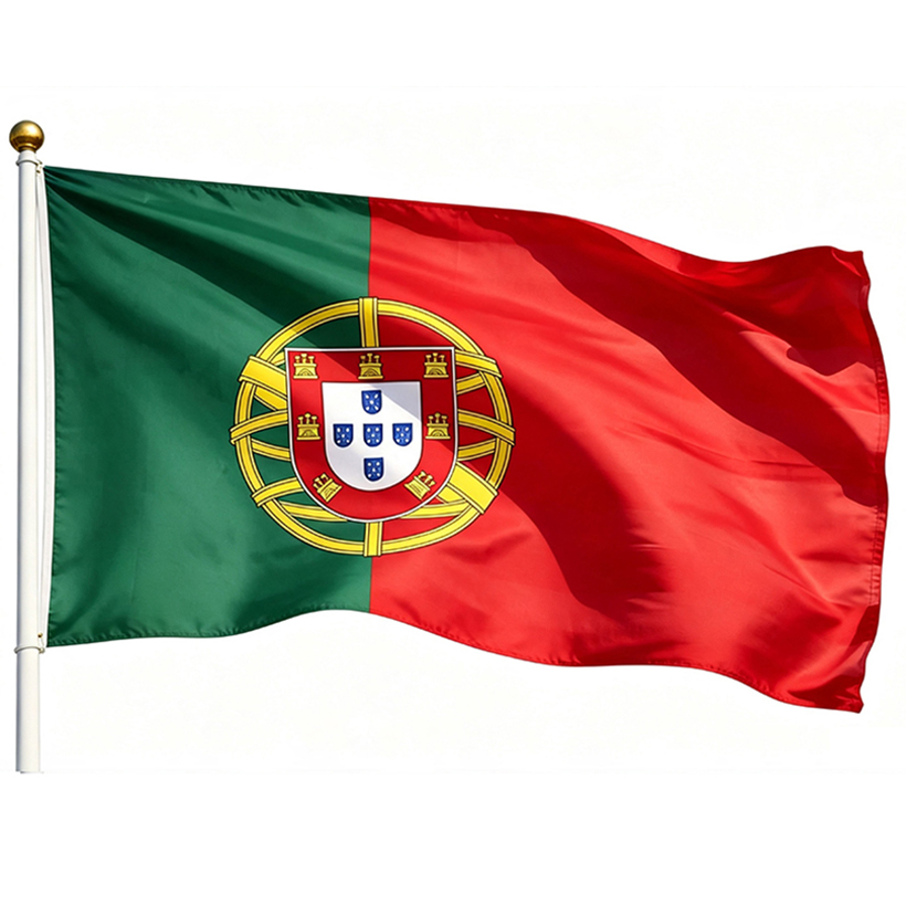 printed Portugal flag 3×5ft