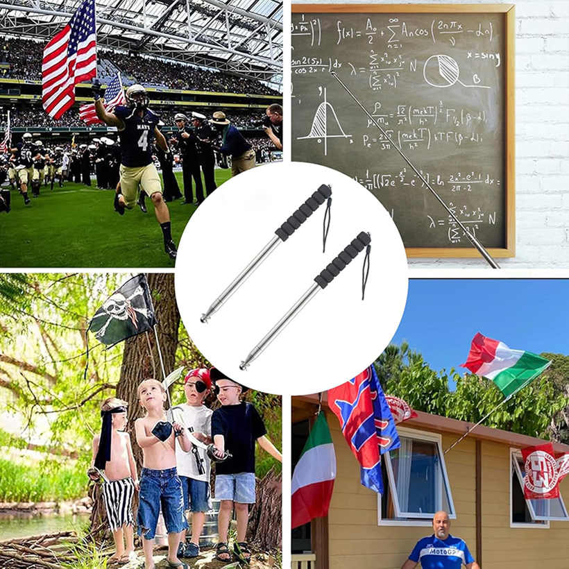 Handheld Telescopic Flag Pole