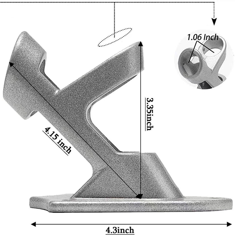 Aluminum Alloy Flagpole Bracket - Image 4