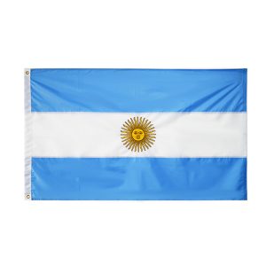Argentine Embroidered Flag 3ft x 5ft, Single Layer Double Sided Embroidery - Image 7